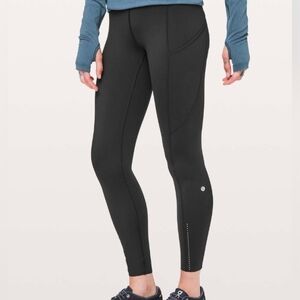 Lululemon Fast & Free 7/8 Tight II Nulux 25 Inch Black